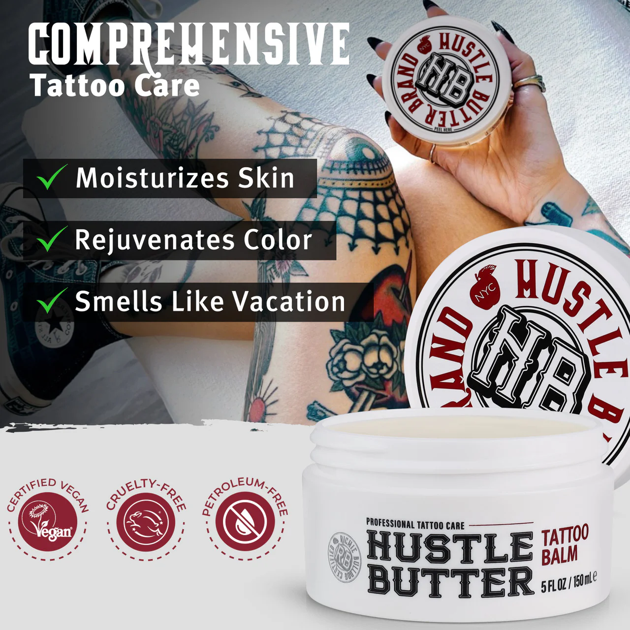 Hustle Butter Deluxe Tattoo Balm (5 fl oz) - Image 4