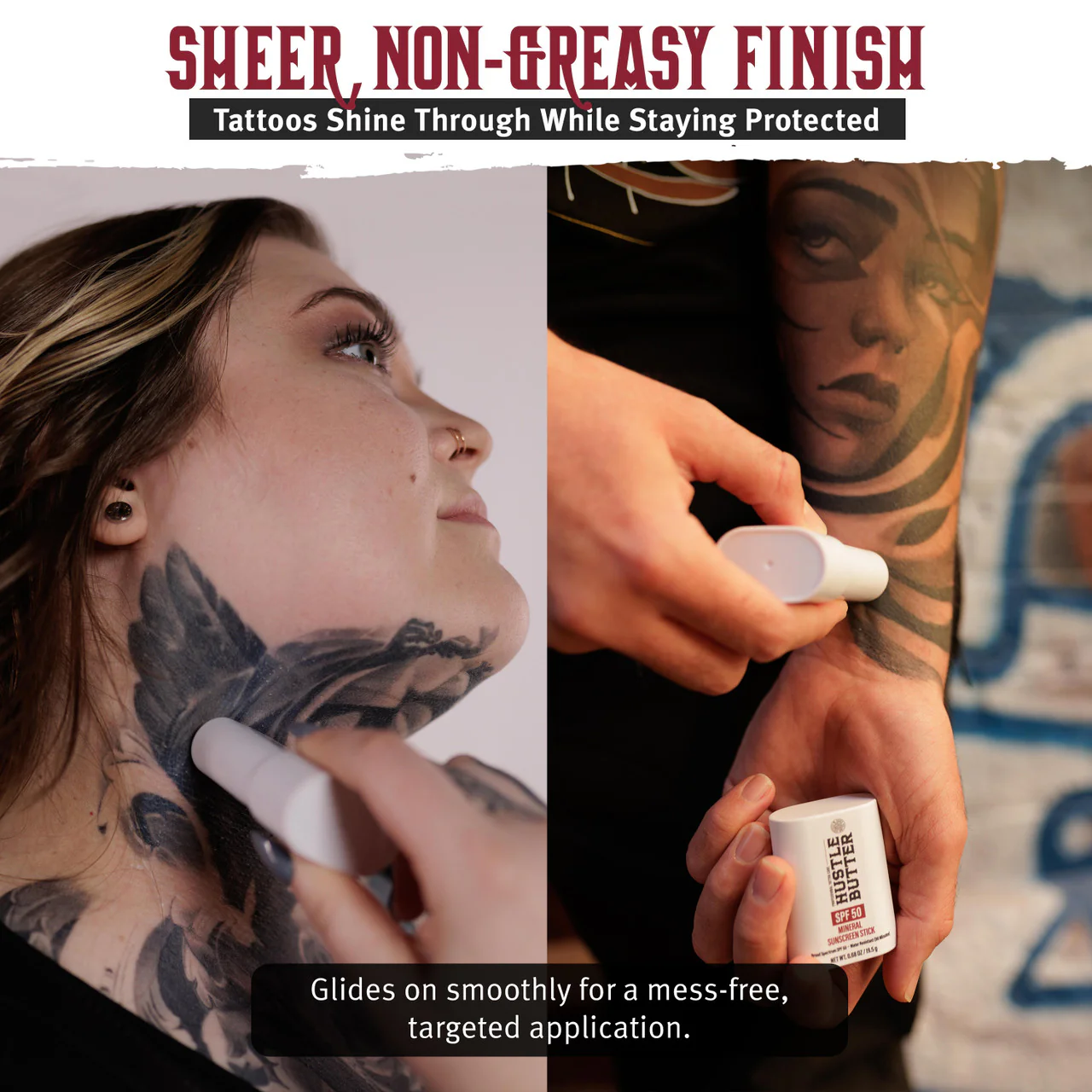 Hustle Butter Mineral Sunscreen Stick – SPF 50 - Image 5