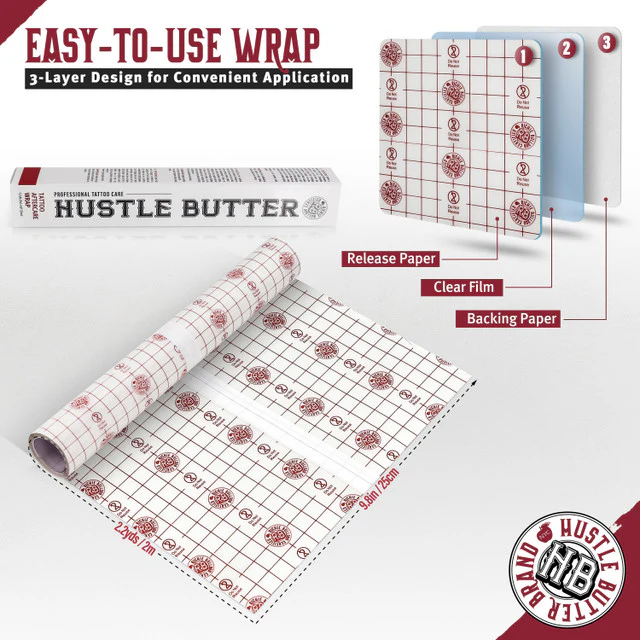 Hustle Butter Tattoo Aftercare Wrap (Large) - Image 3